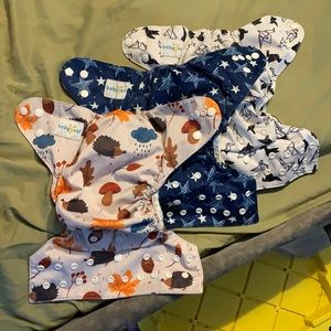 Set of 3 diaper covers